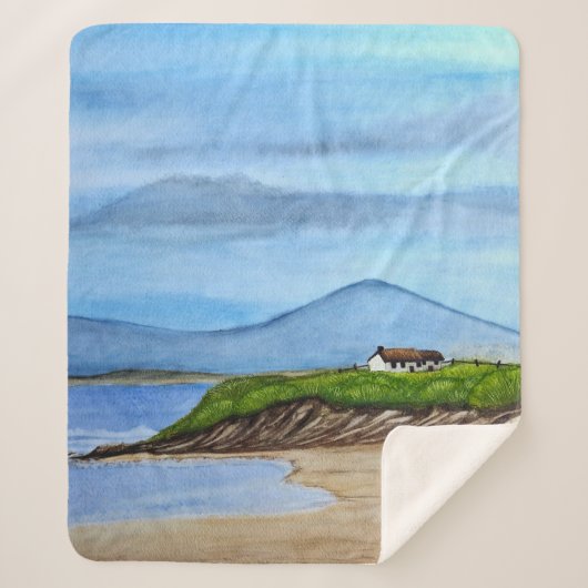 Bezauberndes Bluff am Meer Sherpadecke (Vorderseite)
