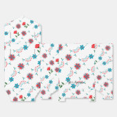 Bezauberndes Blumendesign Geschenkschachtel (Ungefaltet)