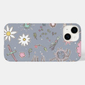 bezauberndes Blumenmuster iPhone Gehäuse Case-Mate iPhone Hülle (Rückseite (Horizontal))