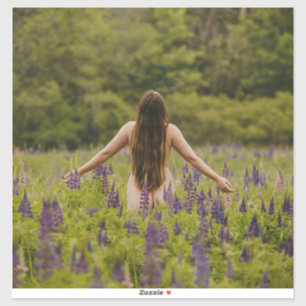 bezauberndes Boudoir mit Porträtaufkleber für Grün Aufkleber