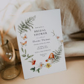 Bezauberndes Brautparty der Waldmeile Einladung