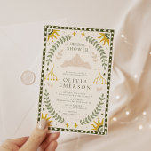 Bezauberndes Brautparty Einladung