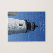 Bezauberndes Castine Custom Foto Leuchtturm Puzzle (Horizontal)
