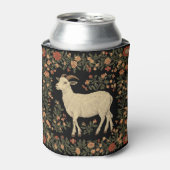Bezauberndes Design von Ziegen und Blumen Dosenkühler (Kanne Vorderseite)