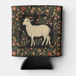 Bezauberndes Design von Ziegen und Blumen Dosenkühler