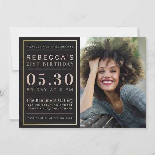 Bezauberndes Einladung (Vorderseite)