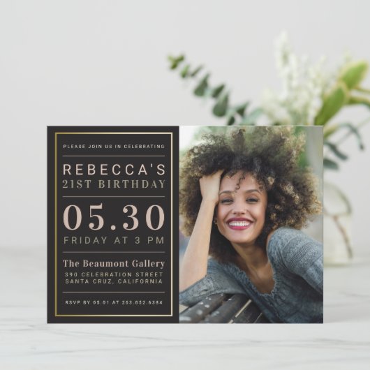 Bezauberndes Einladung (Stehend Vorderseite)