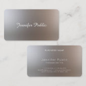 Bezauberndes elegantes handgeschriebenes visitenkarte (Vorne/Hinten)