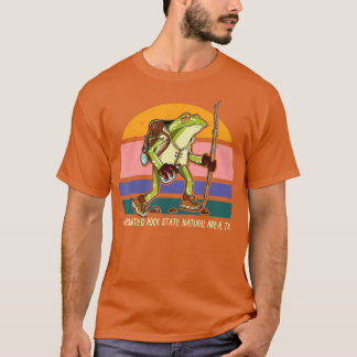 Bezauberndes Felsengebirge Naturpark Wanderfrösche T-Shirt