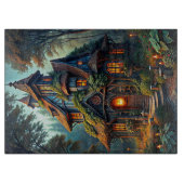 Bezauberndes Forest Abode Cutting Board Schneidebrett (Vorderseite)