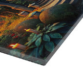 Bezauberndes Forest Abode Cutting Board Schneidebrett (Ecke)