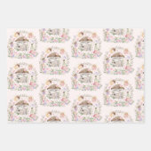 Bezauberndes Forest Fairies Birthday Garden Tea Pa Geschenkpapier Set (Vorderseite 2)