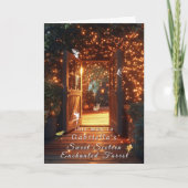 Bezauberndes Forest Fairies Doorway Bunny Einladung (Vorderseite)