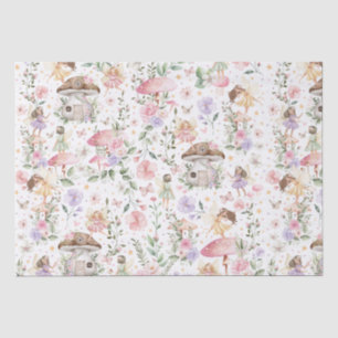 Bezauberndes Forest Fairy Blumengarten Party Seidenpapier