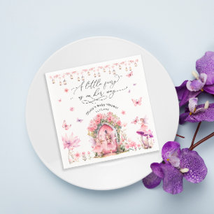 Bezauberndes Forest Fairy Flower Garden Napkins Serviette