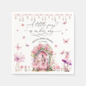 Bezauberndes Forest Fairy Flower Garden Napkins Serviette (Vorderseite)