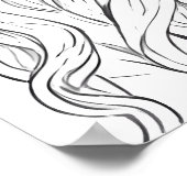 Bezauberndes Forest-Maiden-Portrait Poster (Ecke)