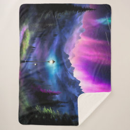 Bezauberndes Forest Sherpa Blanket Sherpadecke