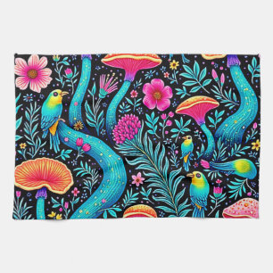 Bezauberndes Forest Whimsical Dream Design Geschirrtuch