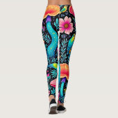 Bezauberndes Forest Whimsical Dream Design Leggings (Rückseite)
