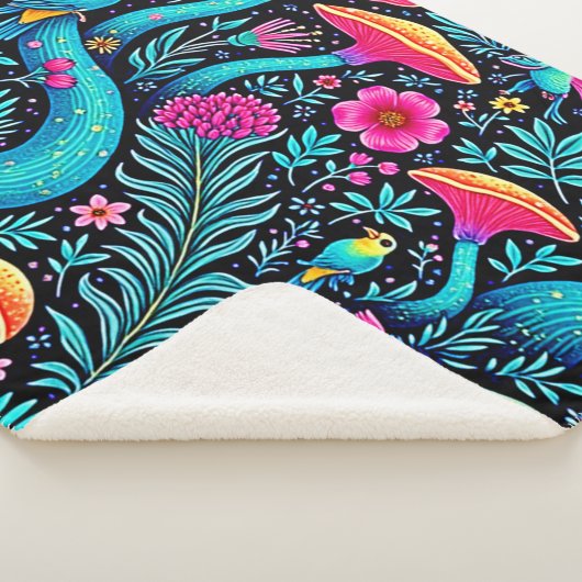 Bezauberndes Forest Whimsical Dream Design Sherpadecke (3/4)