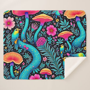 Bezauberndes Forest Whimsical Dream Design Sherpadecke