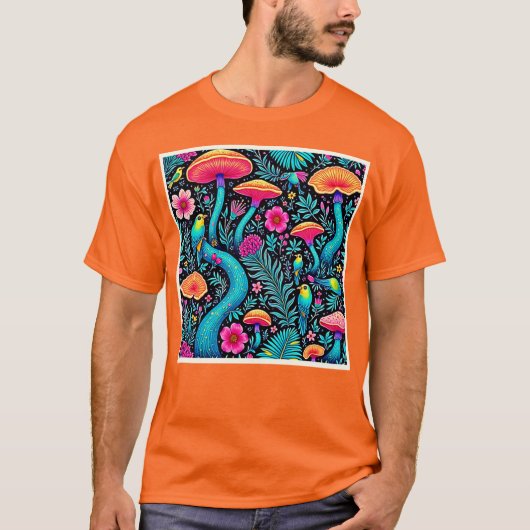 Bezauberndes Forest Whimsical Dream Design T-Shirt (Vorderseite)