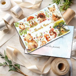 Bezauberndes Forest Wild One Boy Einladung zum Geb