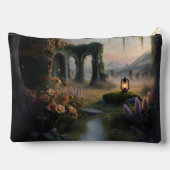 Bezauberndes Forest Zipper Pouch Zubehörtasche (Rückseite)