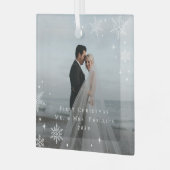 Bezauberndes Foto für Frost Custom Capture Ornament Aus Glas (Vorderseite links)