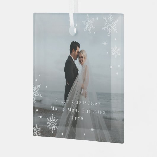 Bezauberndes Foto für Frost Custom Capture Ornament Aus Glas (Vorderseite links)