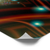 Bezauberndes Fraktal Poster (Ecke)