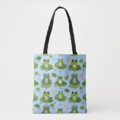 Bezauberndes Frosch- und Toad-Pond-Party Tasche (Vorderseite)