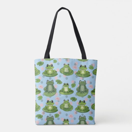 Bezauberndes Frosch- und Toad-Pond-Party Tasche (Rückseite)