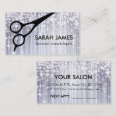 bezauberndes funkelnd terminkarte (Vorne/Hinten)