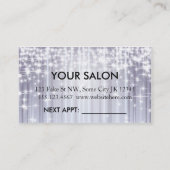 bezauberndes funkelnd terminkarte (Rückseite)