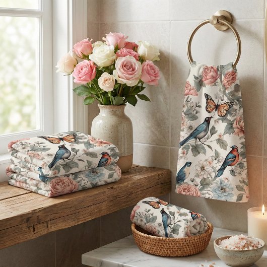 Bezauberndes Gartenbadetuch-Set Badhandtuch Set