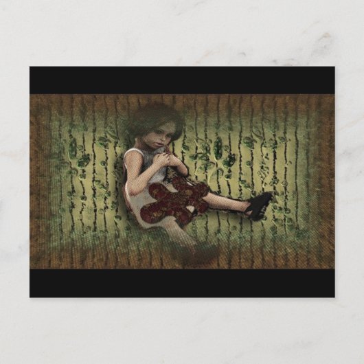 Bezauberndes Gartenspiel Postkarte (Vorderseite)