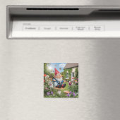 Bezauberndes Gnome mit Wasserkocher Magnet (In Situ (Geschirrspüler))