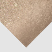 Bezauberndes Goldfunkelnd Glitzer-Folie Ombre Seidenpapier (Ausschnitt)