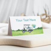Bezauberndes Golf Theme Food Label Platzkarte