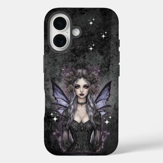 Bezauberndes Gothic Fairy Design Case-Mate iPhone Hülle (Rückseite)