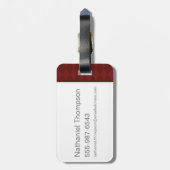 Bezauberndes GRYFFINDOR™ Wappen Harry Potter | Gepäckanhänger (Rückseite vertikal)