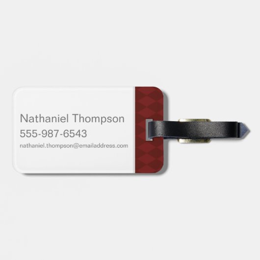 Bezauberndes GRYFFINDOR™ Wappen Harry Potter | Gepäckanhänger (Rückseite horizontal)