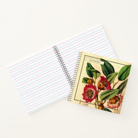 Bezauberndes Hongkonger Rose Spiral Notebook Notizblock (Innenseite)