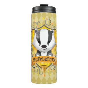 Bezauberndes HUFFLEPUFF™ Wappen Harry Potter   Thermosbecher