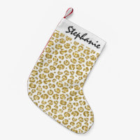 Bezauberndes Imitat-funkelnd Goldleopard