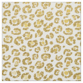 Bezauberndes Imitat-funkelnd Goldleopard Stoff (Muster)
