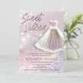 Bezauberndes Kleid glänzend glittery ombre i Einladung (Stehend Vorderseite)