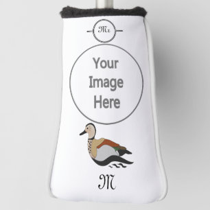 Bezauberndes, klingelndes Aquamarines Duckbad Golf Headcover